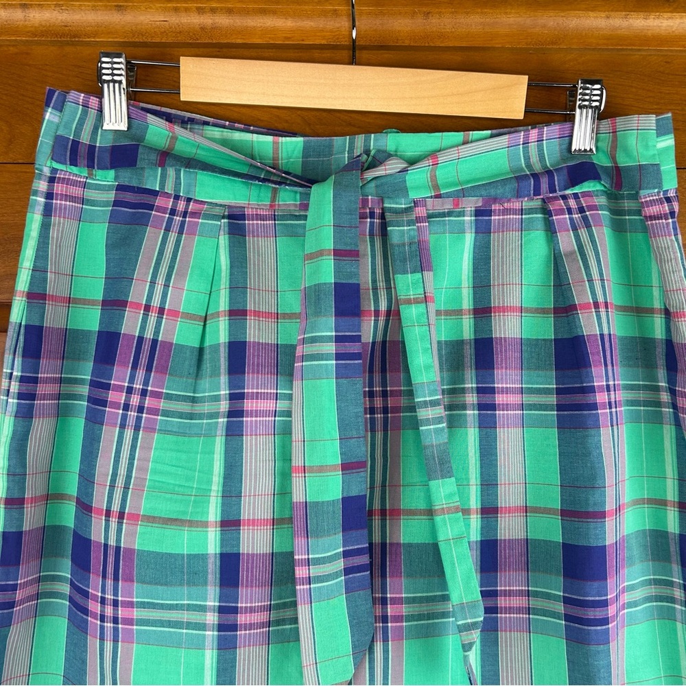 346 Brooks Brothers Preppy Plaid Lined Cotton Skirt  Festival Old Money - Picture 4 of 12